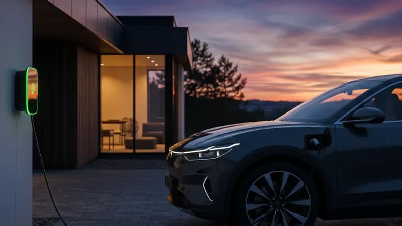 Electric vehicle charging at home